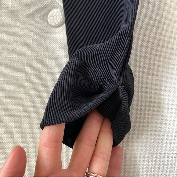 AMERICAN Apparel Black Ribbed Slim Fit Riding Pant Size S - Picture 4 of 13